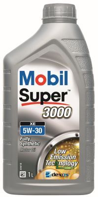 Моторна олива, Super 3000 XE 5W30 (ACEA C3 VW 505.01/502.00/505.00 BMW Longlife 04,MB 229.31/229.51 Ford WSS-M2C917-A), Mobil 151456