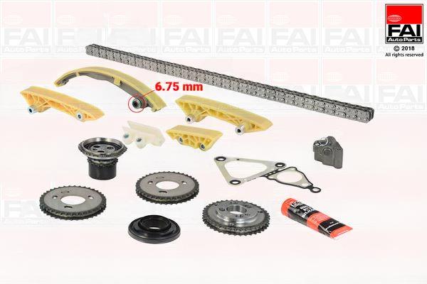 Комплект ланцюгів привода, Fai Autoparts TCK47