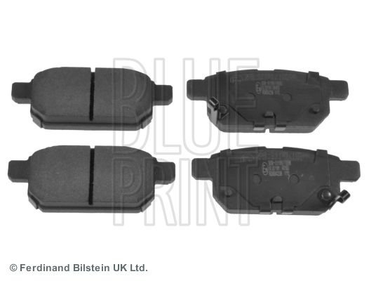 Комплект гальмівних накладок, дискове гальмо, Blue Print ADK84238