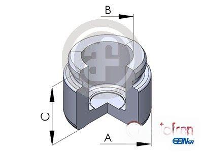 Поршень, гальмівний супорт, Autofren D0-25270