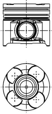 Поршень, Kolbenschmidt 40660600