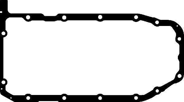 Ущільнення, оливний піддон, Opel Astra F 1.6-2.0, Calibra A 2.0, Omega B 2.0, Vectra A, B 1.6-2.0, Corteco 026321P