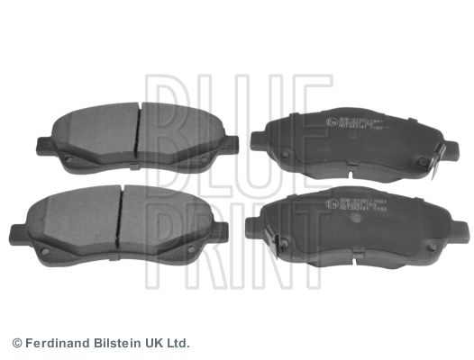 Комплект гальмівних накладок, дискове гальмо, Blue Print ADT342141