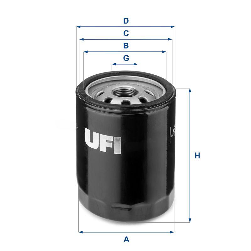 Оливний фільтр, Ufi 23.445.00