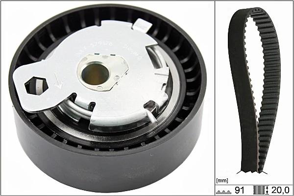 Комплект зубчастих ременів, FORD C-MAX 2007-2011, FIESTA 2000-2002, FOCUS 2005-2010, Ina 530014210