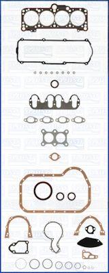 Повний комплект ущільнень, двигун, VW комплект прокладок двигуна GOLF III, PASSAT B3/B4 Variant -96, SEAT, Ajusa 50107300