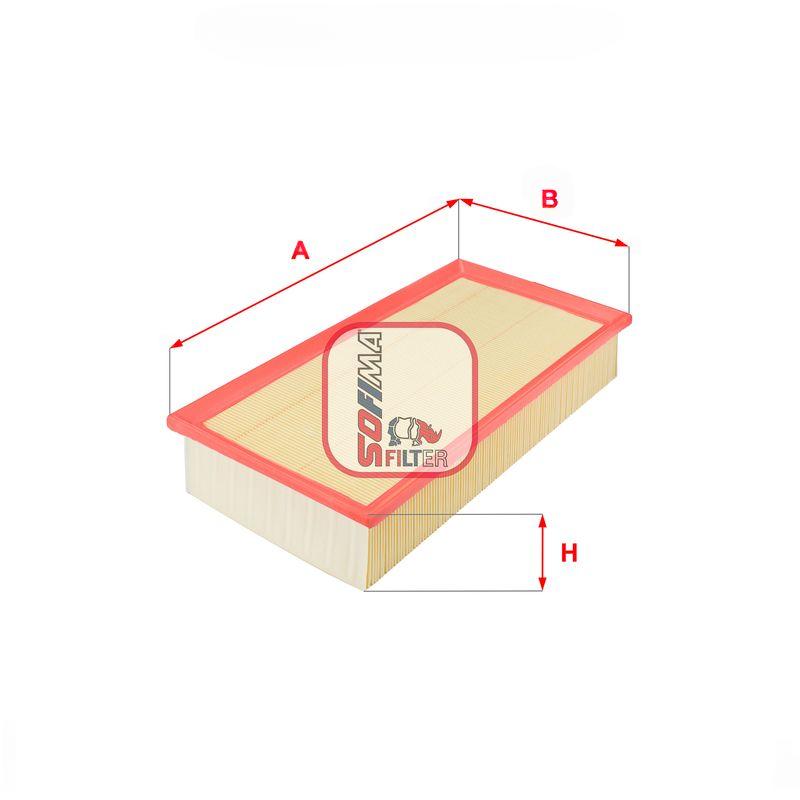 Повітряний фільтр, фільтрувальний елемент, Fiat Scudo/Ducato 1.9D/2.0JTD 98-, Sofima S4320A