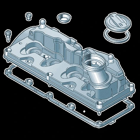 Кришка голівки циліндра, Vw 03L103469G