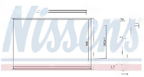 Конденсатор, система кондиціонування повітря, A6 (4F5, C6) 05-11,A6 (4F2, C6) 04-11, Nissens 94695