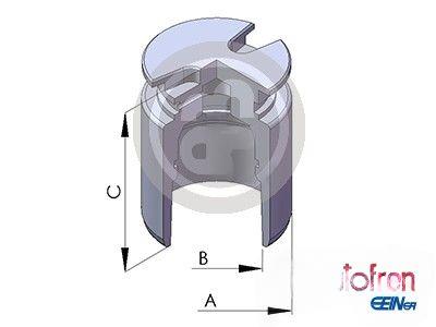 Поршень, гальмівний супорт, Autofren D0-2554