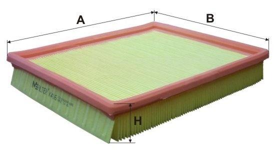 Повітряний фільтр, Mfilter K416