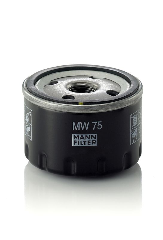 Оливний фільтр, фільтр для накручування, BMW I3 13-, Mann-Filter MW75