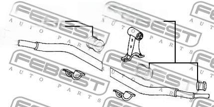 Втулка, стабілізатор, Febest BZSB-001