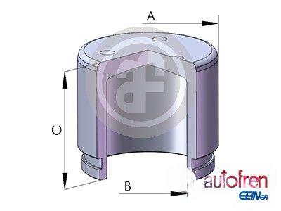 Поршень, гальмівний супорт, Autofren D025535