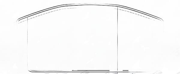 Комплект гальмівних накладок, дискове гальмо, Nibk PN28005