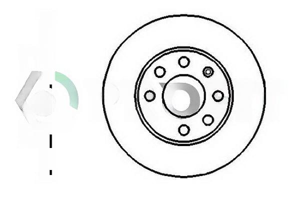 Гальмівний диск, Profit 5010-0116