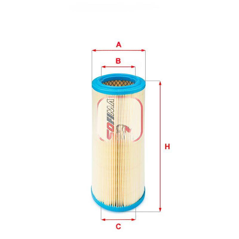 Повітряний фільтр, фільтрувальний елемент, Sofima S7367A