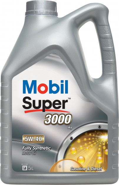 Олива моторна mobil super 3000 x1 5w-40, 5л (шт.), Mobil 156154