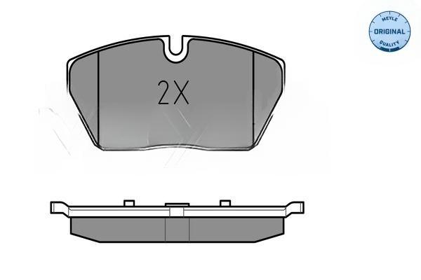 Комплект гальмівних накладок, дискове гальмо, Meyle 0252391517