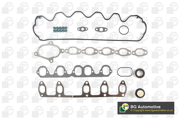 Комплект ущільнень, голівка циліндра, T4 2.4D/2.5TDI 96- (верхній/без прокладки ГБЦ), Bg Automotive HN4351