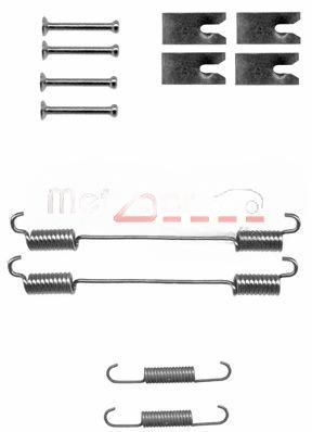 Комплект приладдя, гальмівна колодка, Metzger 105-0862