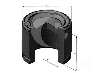 Поршень, гальмівний супорт, Ert 151606-C