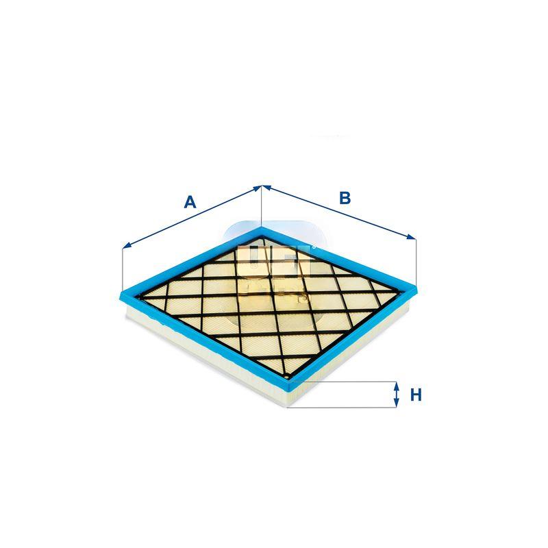 Повітряний фільтр, фільтрувальний елемент, ASTRA J/CRUZE 09- 1.4T/1.6T/CDTI, Ufi 30.404.00