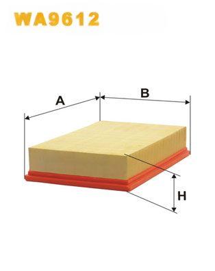 Повітряний фільтр, Wix Filters WA9612