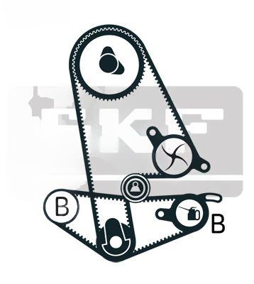 Водяний насос + зубчастий ремінь, Skf VKMC93011