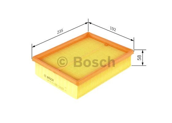 Повітряний фільтр, фільтрувальний елемент, Hyundai Sonata NF, Bosch F026400212