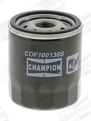 Оливний фільтр, фільтр для накручування, Citroen C1 /Peugeot 107 /Fiat Sedici /Toyota Auris /Avensis /Camry, Champion COF100138S