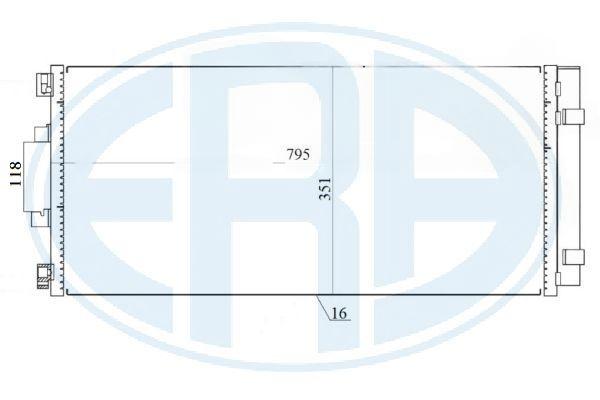 Конденсатор, система кондиціонування повітря, Era 667157