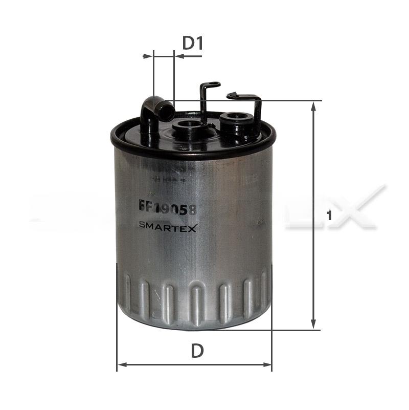 Фiльтр паливний, Smartex FF19058