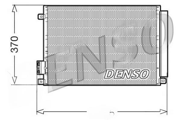 Конденсатор, система кондиціонування повітря, Denso DCN09045