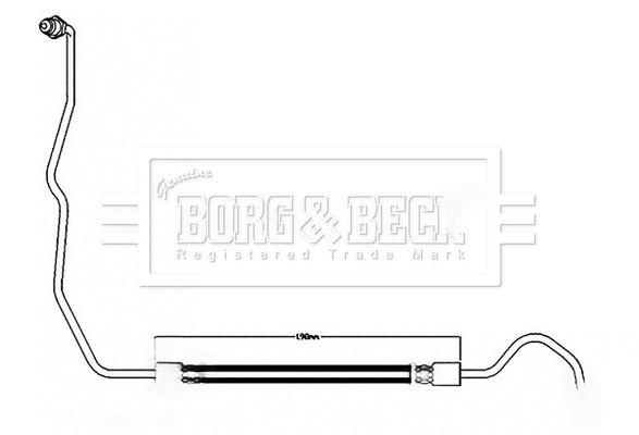 Гальмівний шланг, Borg & Beck BBH8596