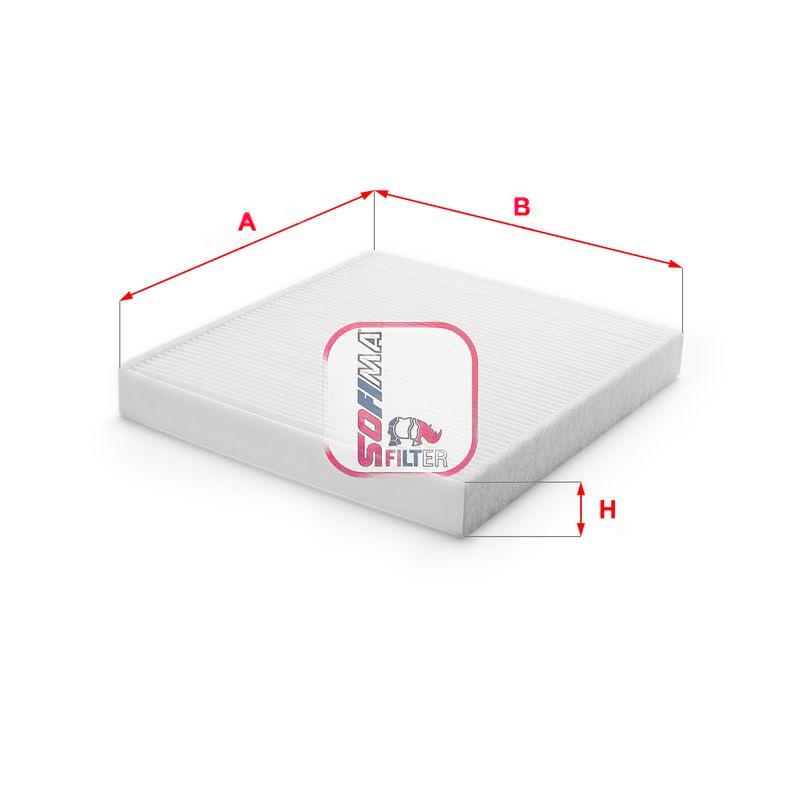 Фільтр, повітря у салоні, 32мм, пиловий фільтр, Sofima S3298C
