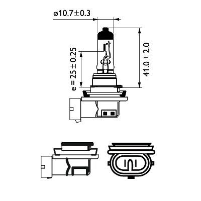 Лампа розжарювання, фара дальнього світла, Philips 12360WVUB1