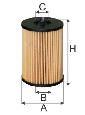 Оливний фільтр, Mfilter TE4013