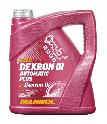 Олива коробки передач, Plus Dexron III 1л, Mannol 8206