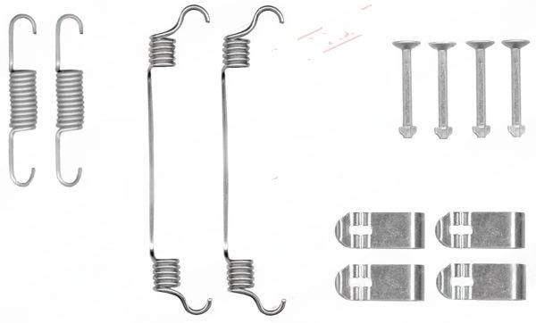 Комплект приладдя, колодка стоянкового гальма, Quick Brake 105-0019