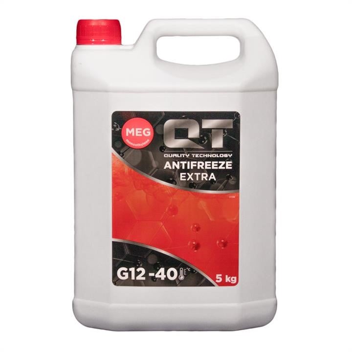 Антифриз qt meg extra -40 g12 червоний 5кг, Qt-Oil QT561405