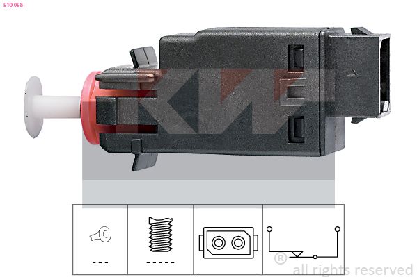 Перемикач стоп-сигналу, Kw 510058