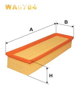 Повітряний фільтр, Wix Filters WA6784