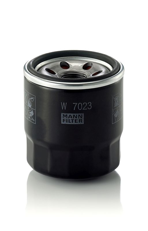 Оливний фільтр, фільтр для накручування, HYUNDAI/KIA 04-/11- 1.0/1.2/1.1, Mann-Filter W7023