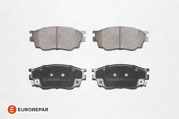Комплект гальмівних накладок, дискове гальмо, з контактом попередження про знос, гальмівна система SUMITOMO, Eurorepar 1623059580