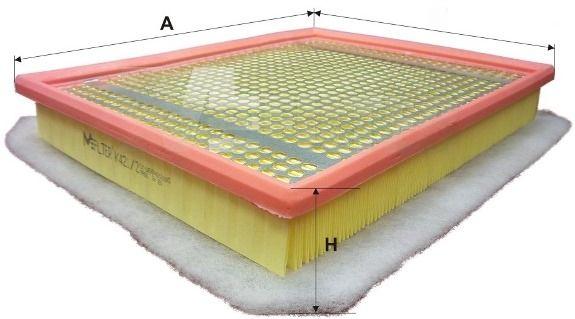Повітряний фільтр, фільтрувальний елемент, OPEL ASTRA G/H, Zafira I, Mfilter K4212