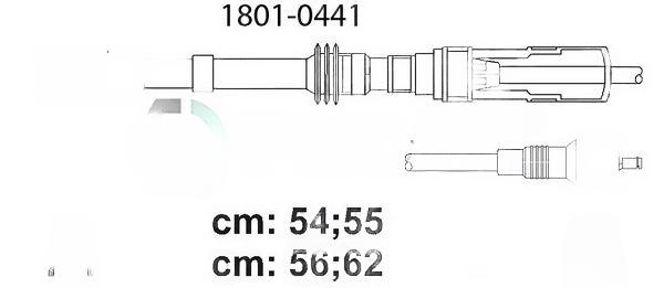 Комплект проводів високої напруги, Profit 1801-0441