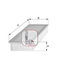 Повітряний фільтр, фільтрувальний елемент, Sofima S8540A