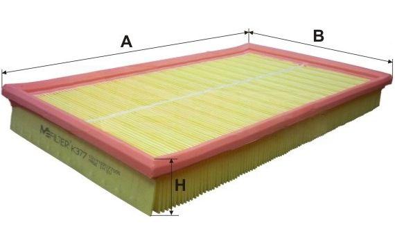 Повітряний фільтр, Mfilter K377