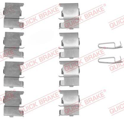 Комплект приладдя, накладка дискового гальма, Quick Brake 109-1775